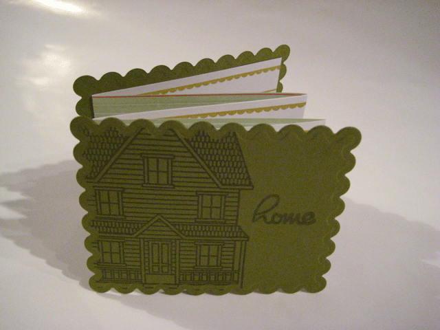 Little notecard - the idea is that when someone moves into your neighbourhood, you make one of...