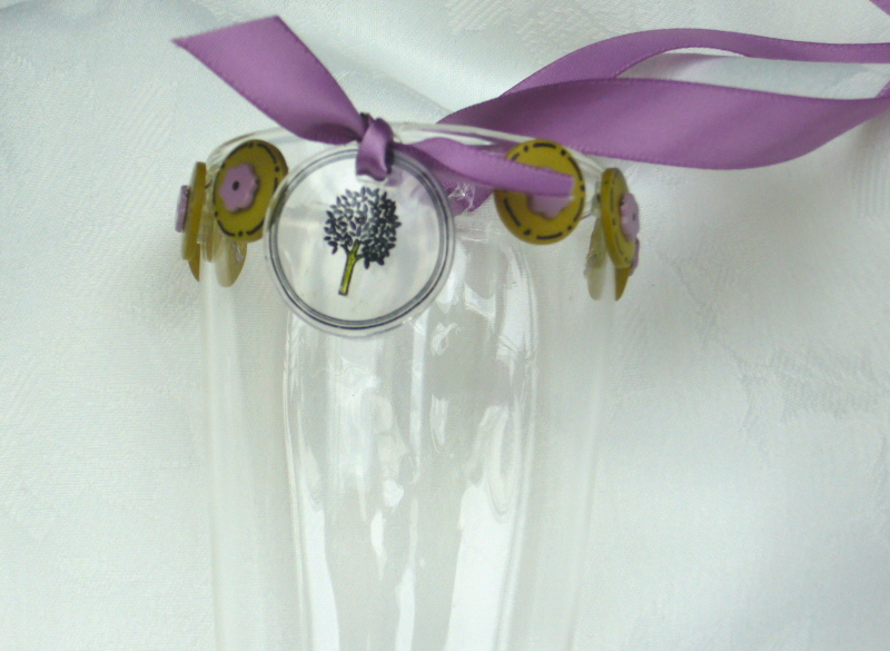 Welcome Gift - close up of vase detail.