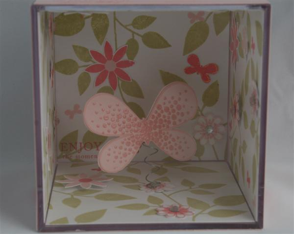 A close up of the inside.