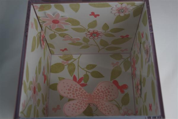 A closer look at the inside. I think this is my favorite project that I made.