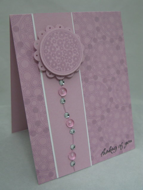 I love this stamp set for making backgrounds and I love the Lavender Moon ink on the matching...