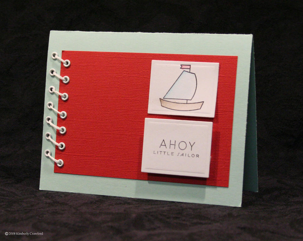 Bitty Baby Blessings<br />
Cardstock-PTI Stamper&#039;s Select, Aqua Mist, Bazzill<br />...