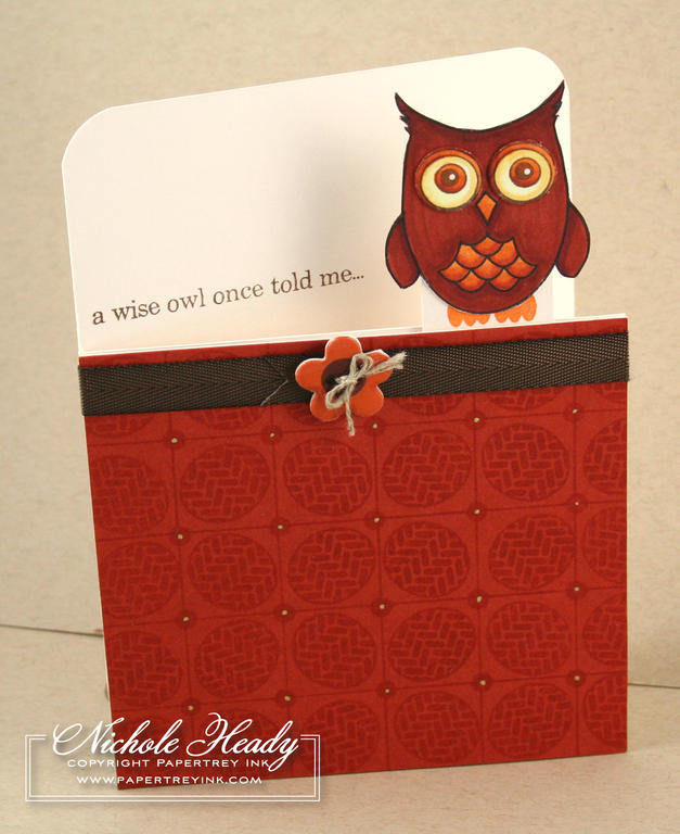 Stamps: Wise Owl &amp; Guide Lines<br />
<br />
Ink: Noir Black, Dark Chocolate (Burnt Umber)...