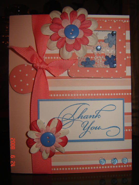 Shaker box card