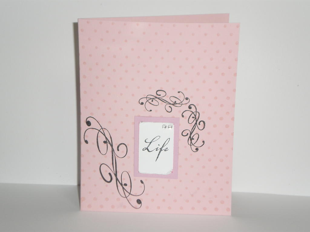 A very simple easy card.  Again!
