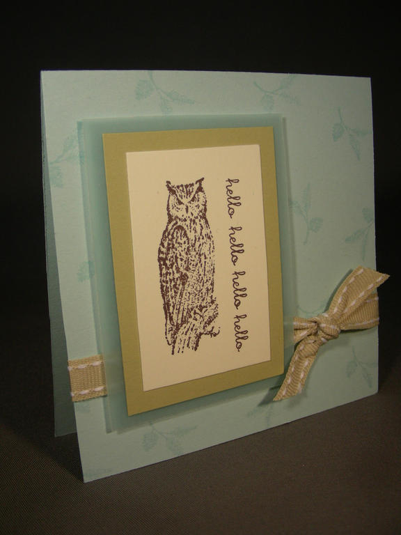 I love Mixed Messages - it is perfect for so many of my cards.  Even when my main image is not...