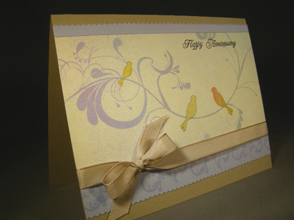 Here is the card I made for Jewels&#039; Loonie Stampers Challenge.  I had to substitute colors...
