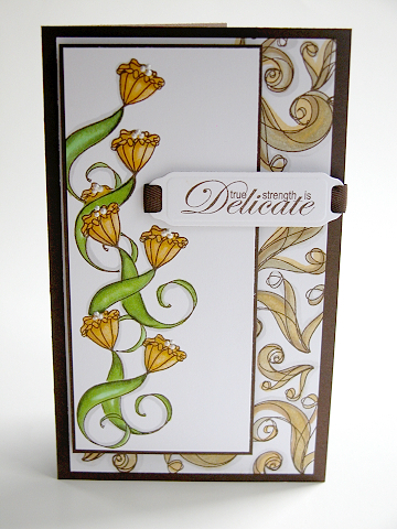 Remember Vine<br />
Stamps: Remember<br />
Paper: PTI Stampers Select White, PTI Dark...