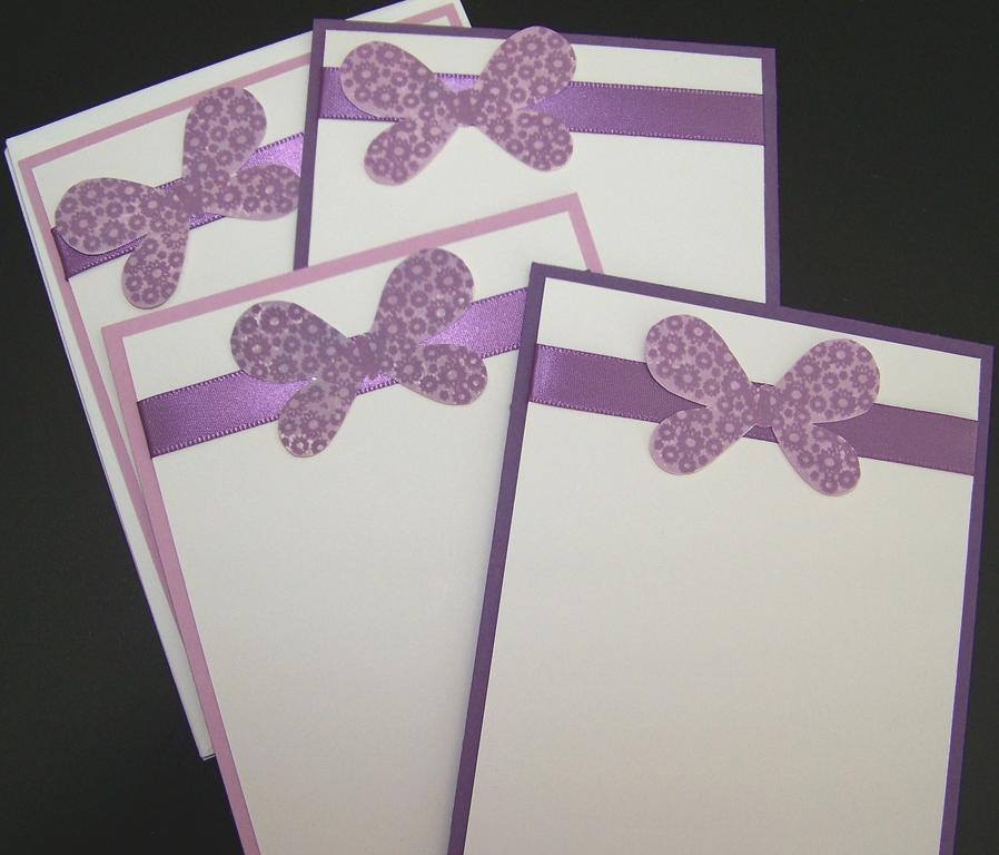 Butterfly Kisses Correspondence Cards
