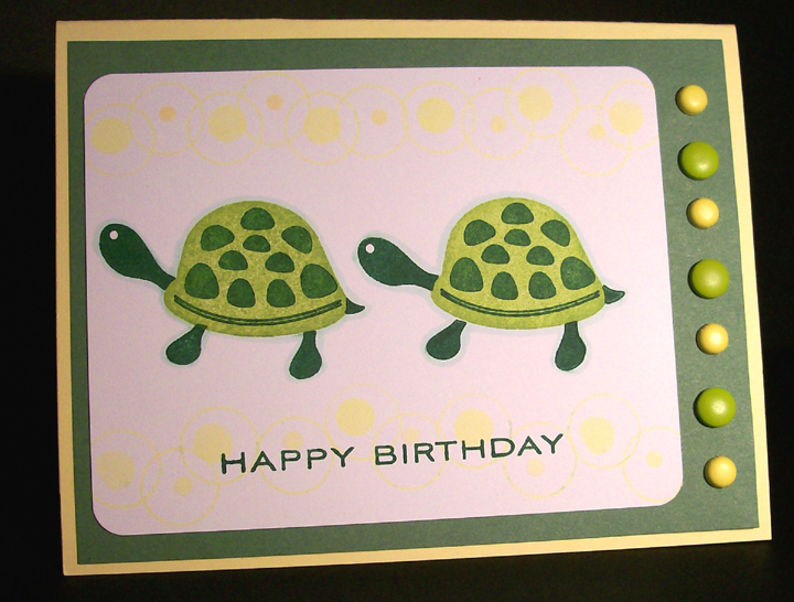 I was pretty stumped when my mom asked me to make a b-day card for a 1-yr old boy, but I figured...