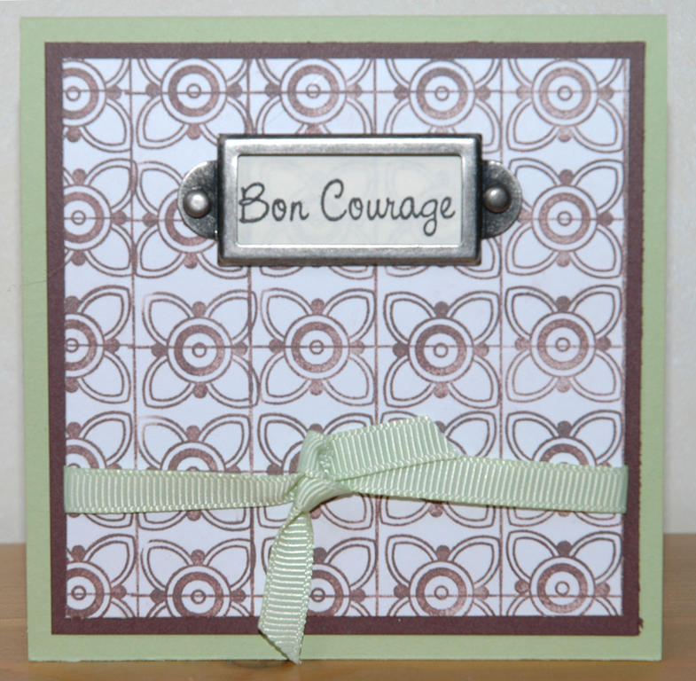 Stamps used : Guide lines<br />
Other : French stamp ; Metal frame (We R Memory Makers) ;...