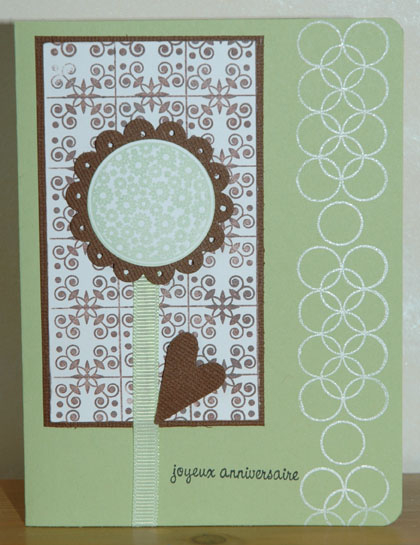 Stamps used : Guide lines, Shape by design<br />
Other : French stamp (=happy birtdhay) ;...