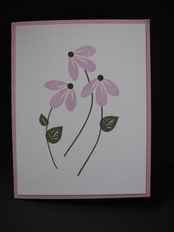 My attempt at a purple coneflower.