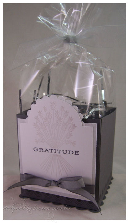 Box of Gratitude<br />
<br />
Stamps-First Fruits<br />
Cardstock-PTI select White, Linen...