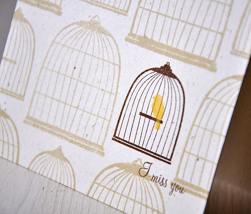 Stamps:  Love Birds<br />
Ink:  Vintage Touch Chai, Dark Chocolate &amp; Lemon Tart<br />...