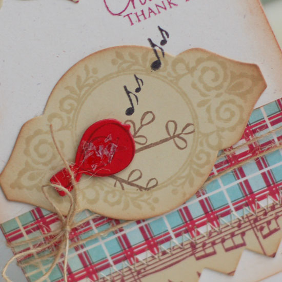 Stamps:  Little Bitty Bird, Mat Stack 2 Collection, Background Basics: Sheet Music, Signature...