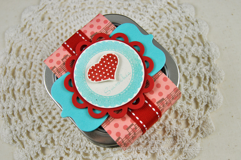 Paper: rustic cream, pure poppy, hawaiian shores, Sweet Symphony<br />
Stamps: 2010 Love...