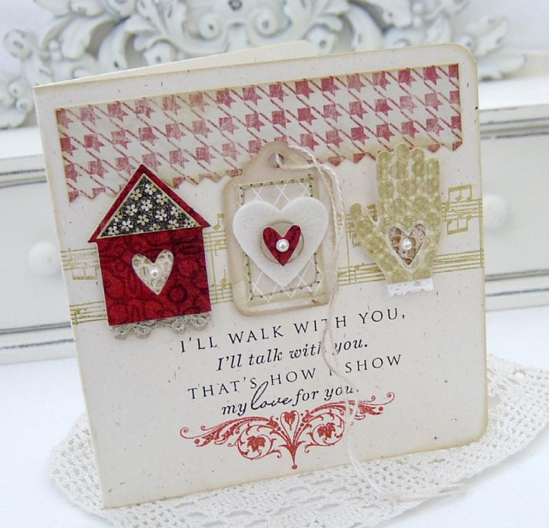 Papertrey Ink Supplies Used:<br />
Stamps:<br />
Background Basics:  Sheet Music, Love Lives...