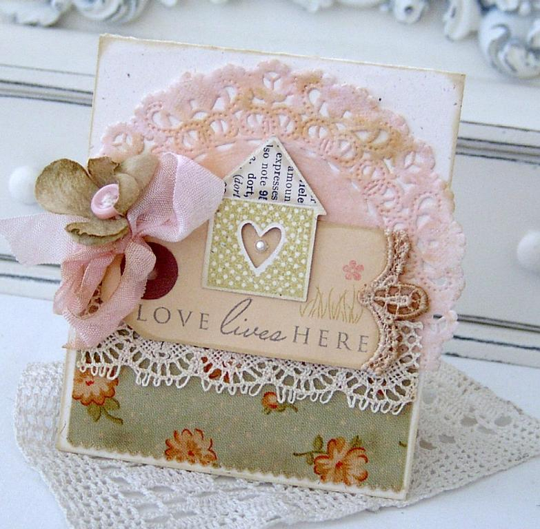 Papertrey Ink Supplies Used:<br />
Stamps:<br />
Love Lives Here<br />
Cardstock:<br />...