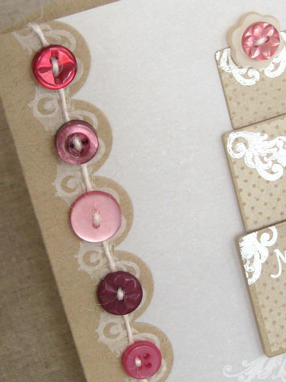 Stamps - Make a Wish, Love Tags, Mat Stack 2 Collection<br />
CS - Kraft, Vellum<br />
Ink -...