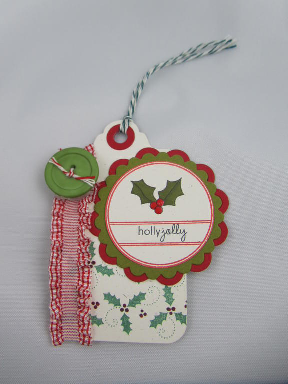 Stamps: Tiny Treats: Christmas, Holly Jolly<br />
PTI Dies: Tag Sale 1, Limitless Layers 1 3/4...