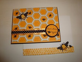 Stamps: Honey Bees<br />
Ink: Summer Sunrise &amp; True Black<br />
Cardstock: True Black...