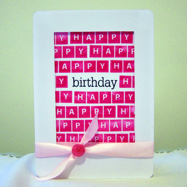 Stamps: Birthday Bash Sentiments<br />
Ink: Raspberry Fizz, Staz On Tuxedon Black