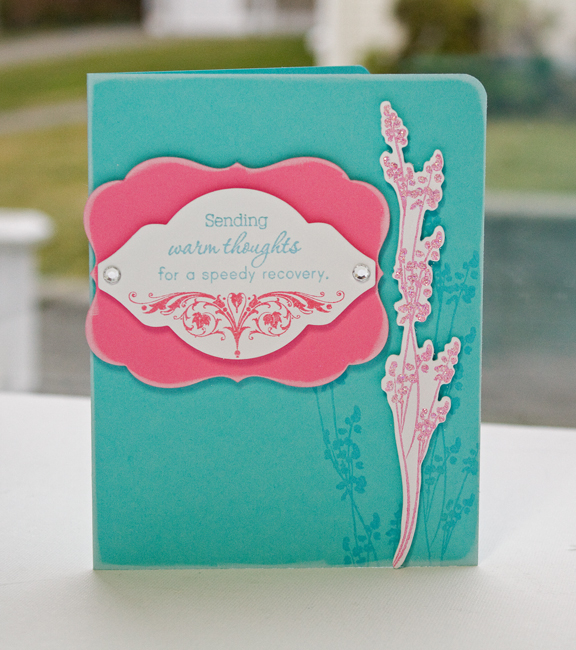 * Stamps- Healing Touch Sentiments, Mat Stack 2 Collection, Larger Than Life<br />
    * Ink-...