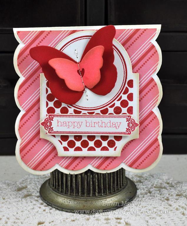 Paper: stamper's select white, pure poppy, berry sorbet<br />
Stamps: Mat Stack 3...