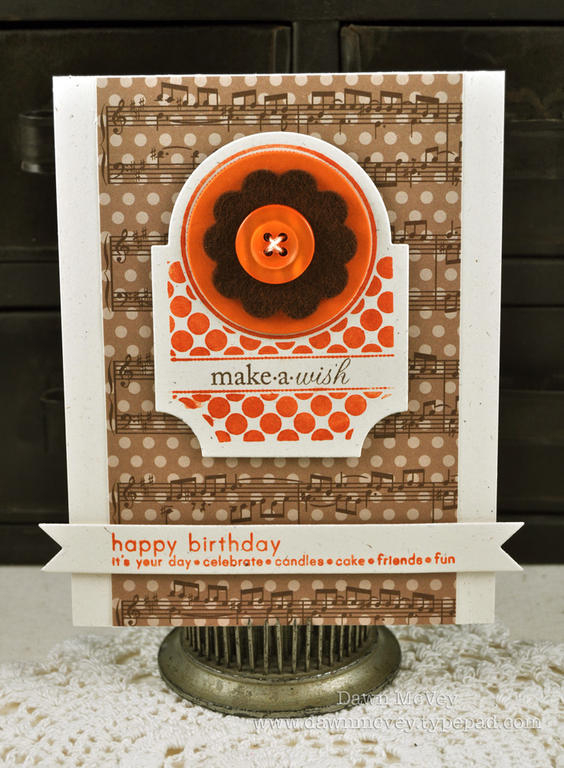 Paper: rustic cream, orange zest, Sweet Symphony<br />
Stamps: Simple Sentiments, Mat Stack 3...