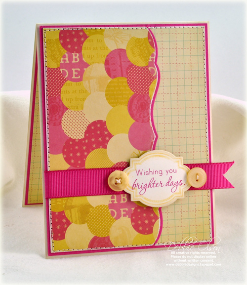 Stamps: Healing Sentiments, Tea for Two (label frame)<br />
Cardstock: Vintage Cream, Hibiscus...