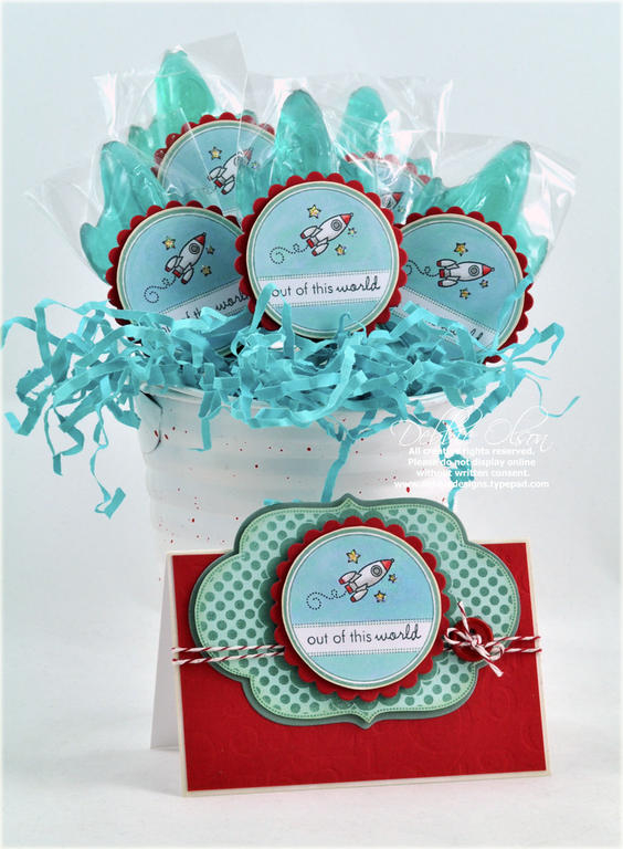 Stamps: Tiny Treats Birthday<br />
Cardstock: Stampers Select White, Pure Poppy, Aqua Mist,...