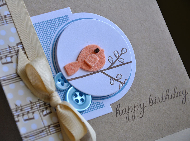 Stamps: Mat Stack #3 Collection, Inside &amp; Out: Birthday &amp; Little Bitty Bird<br />
Ink:...