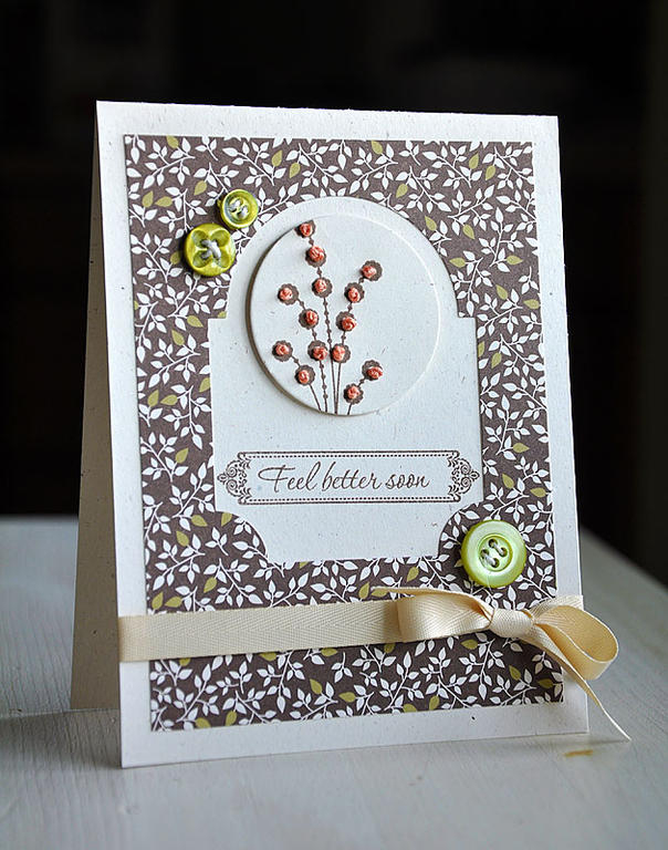 Stamps:  Healing Touch, Mat Stack 3 Collection &amp; Asian Fusion<br />
Ink:  Dark Chocolate<br...