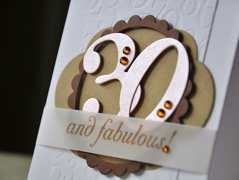 Stamps: Big Birthday Wishes<br />
Ink: Dark Chocolate<br />
Cardstock: White, Kraft, Dark...