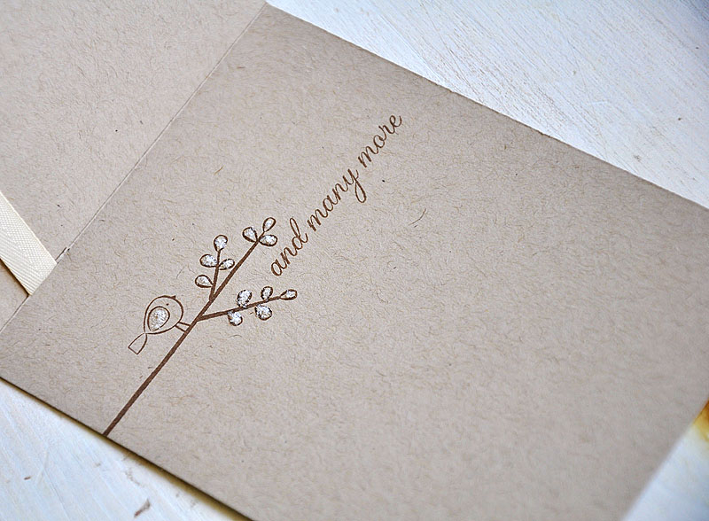 Stamps: Mat Stack #3 Collection, Inside &amp; Out: Birthday &amp; Little Bitty Bird<br />
Ink:...