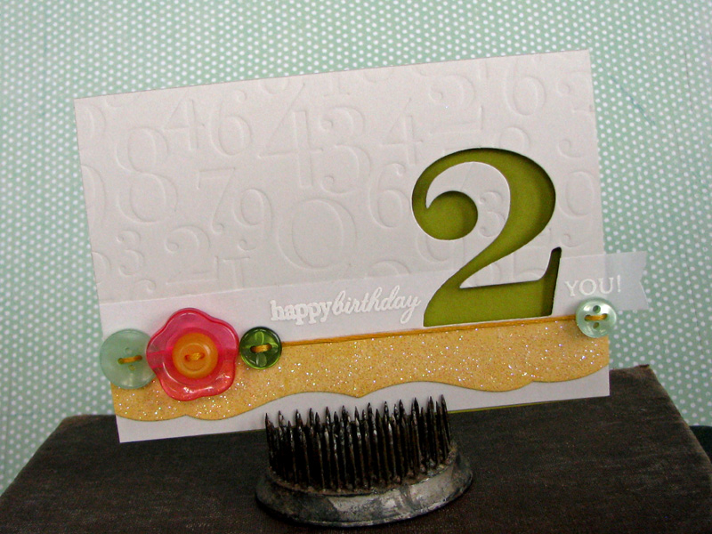 Stamps - 2011 Birthday Tags, Big Birthday Wishes<br />
CS - Soft Stone Harvest Gold, Simply...