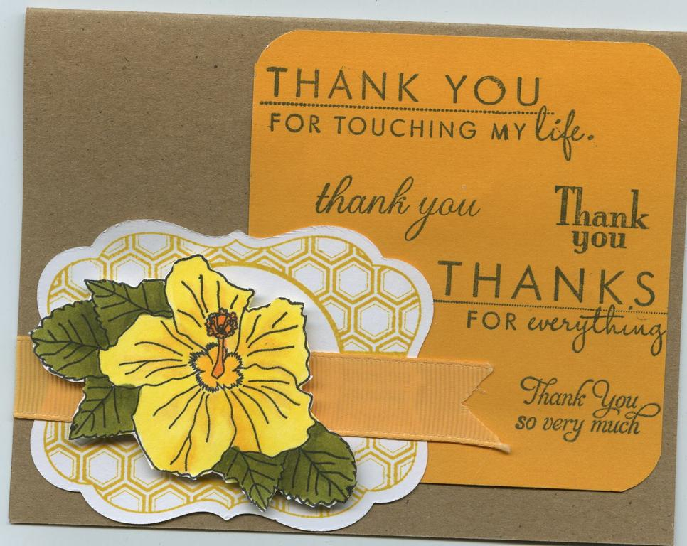 Make It Monday Thank You card