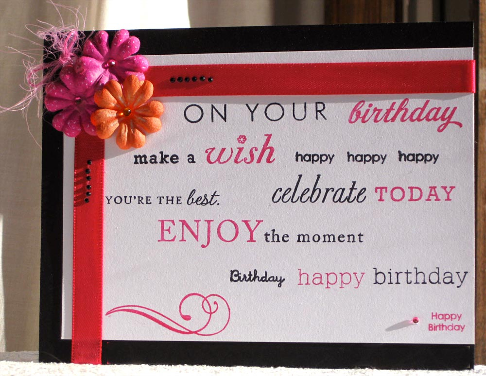 I made this card for PTI&#039;s Make It Monday series, for the first challenge in the series....