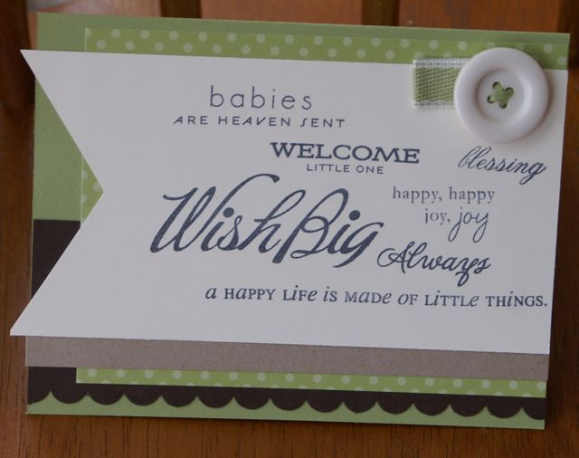 My card for the first Make It Monday challenge!  LOVE this idea... SO FUN!<br />
<br />
Thanks...