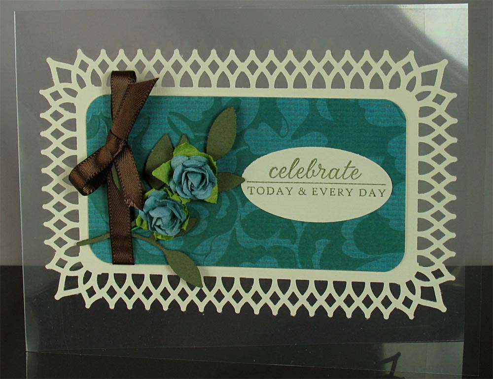 I created this card for the Color Swatch challenge.  The colors for this card are based on the...