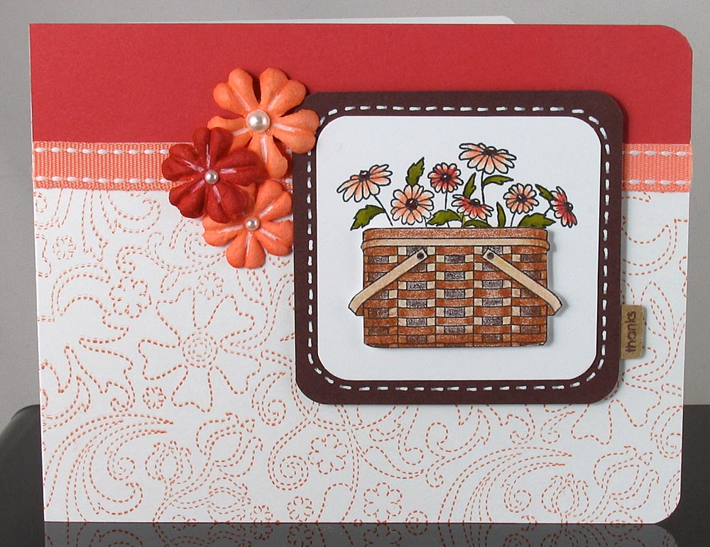 I created this card for the Color Swatch Challenge; it is based on Melon Berry, Terracotta Tile,...