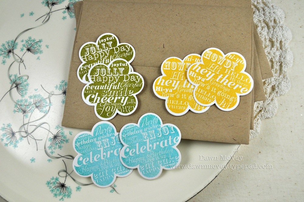 Paper: white adhesive sheets, kraft envelopes<br />
Stamps: Hello, Friend<br />
Ink: ripe...