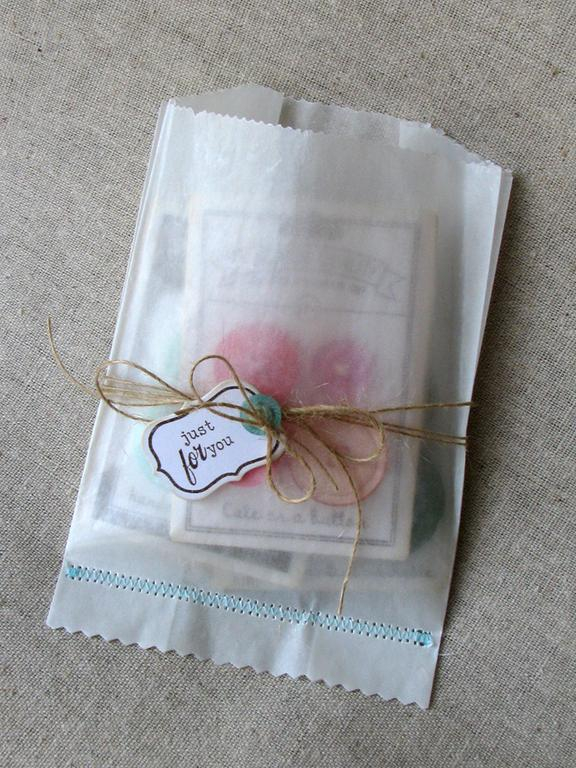 This is a little gift pack I made for a friend who's having triplets!<br />
<br />
{Just...