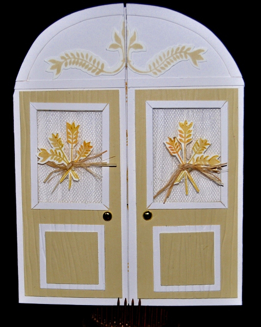 Harvest Welcome was inspired by a local door. <br />
Cardstock: (Very Vanilla) SU; (Fine Linen)...