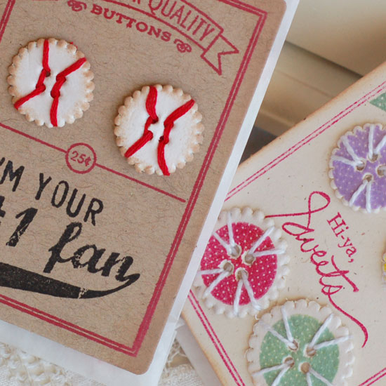 Stamps:  Button Boutique, All Star Team, Signature Series: Cupcake<br />
Ink:  Pure Poppy,...