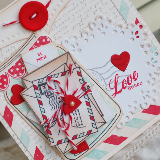 Stamps:  Friendship Jar Spring Fillers, Distressed Stripes, 2010 Love Tags, Background Basics:...