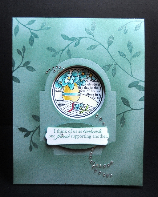 Cardstock: Ocean Tides, SS White<br />
Ink: Versa mark, Ocean Tides, Tuxedo Black<br />
Color...