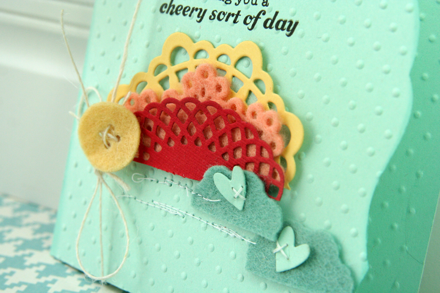 Wishing You a Cheery Sort of Day card:<br />
<br />
    * Stamps: Hello, Friend<br />
    *...
