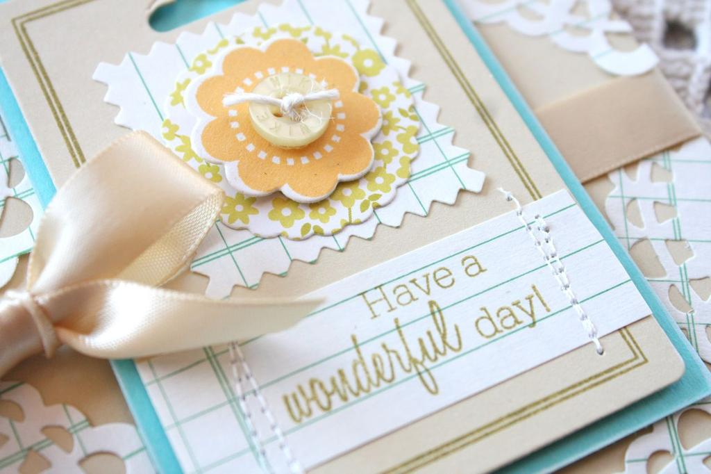 Stamps:Flower Fusion 1, Button Boutique<br />
Ink:Ripe Avocado, Summer Sun<br />
Paper:Fine...